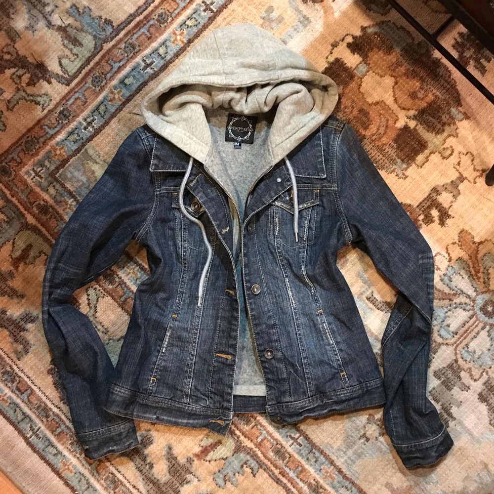 denim hoodie jacket
